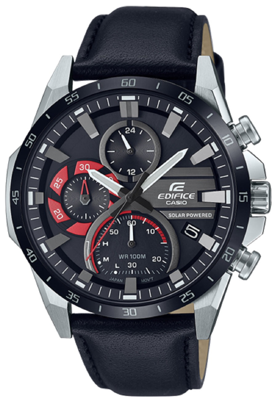 Casio Edifice EQS-940BL-1A Chronograph Solar Watch For Men-Watch Portal Philippines