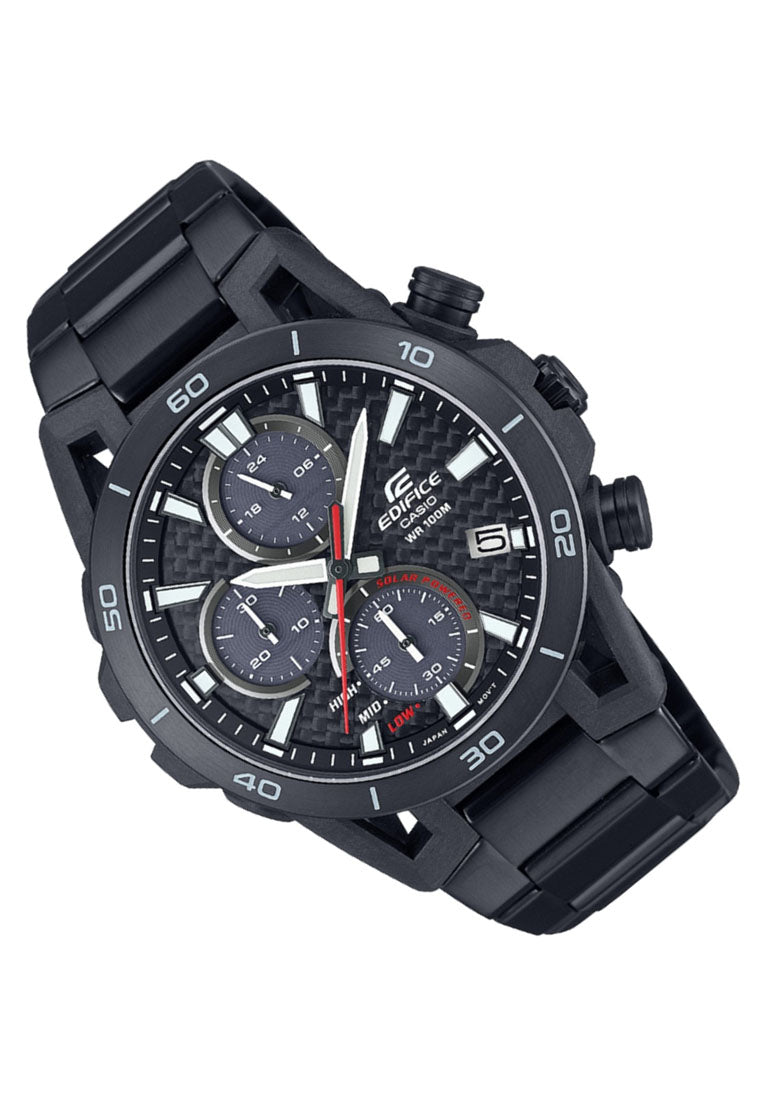 Casio Edifice EQS-960DC-1A Chronograph Stainless Steel Strap Solar Watch for Men-Watch Portal Philippines