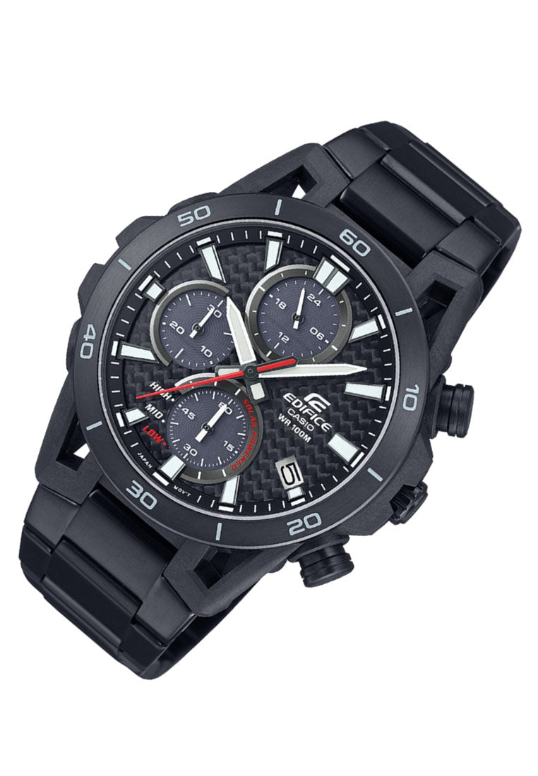 Casio Edifice EQS-960DC-1A Chronograph Stainless Steel Strap Solar Watch for Men-Watch Portal Philippines