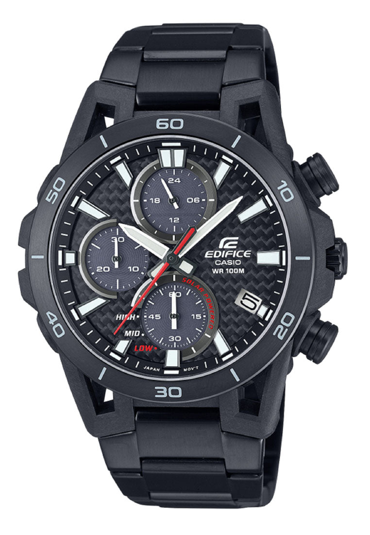 Casio Edifice EQS-960DC-1A Chronograph Stainless Steel Strap Solar Watch for Men-Watch Portal Philippines