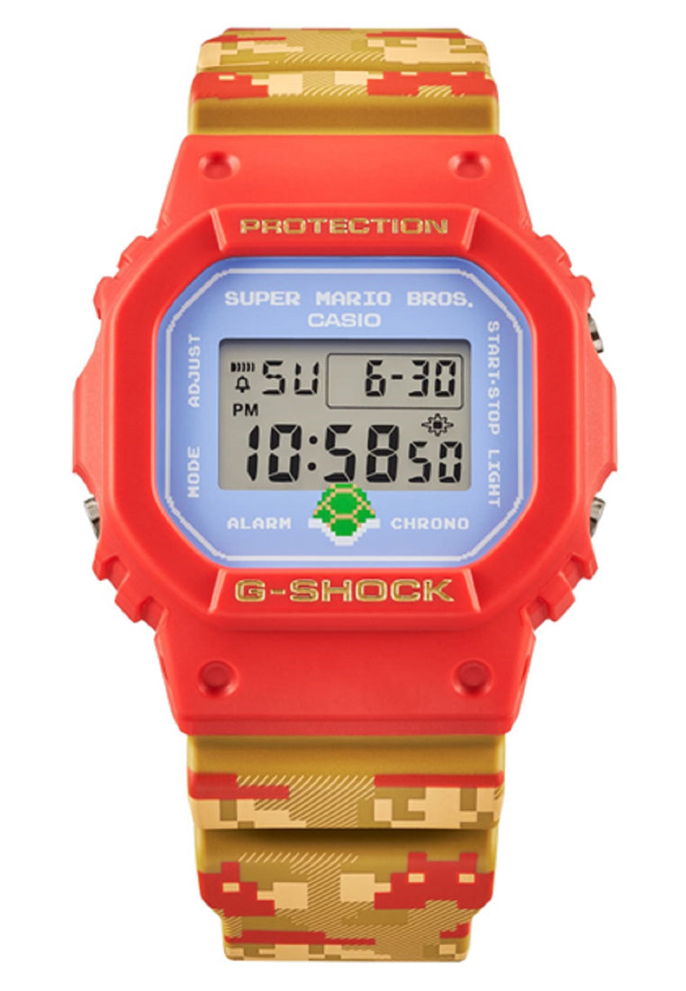 Casio G-shock DW-5600SMB-4DR Super Mario Digital Rubber Strap Watch For Men-Watch Portal Philippines