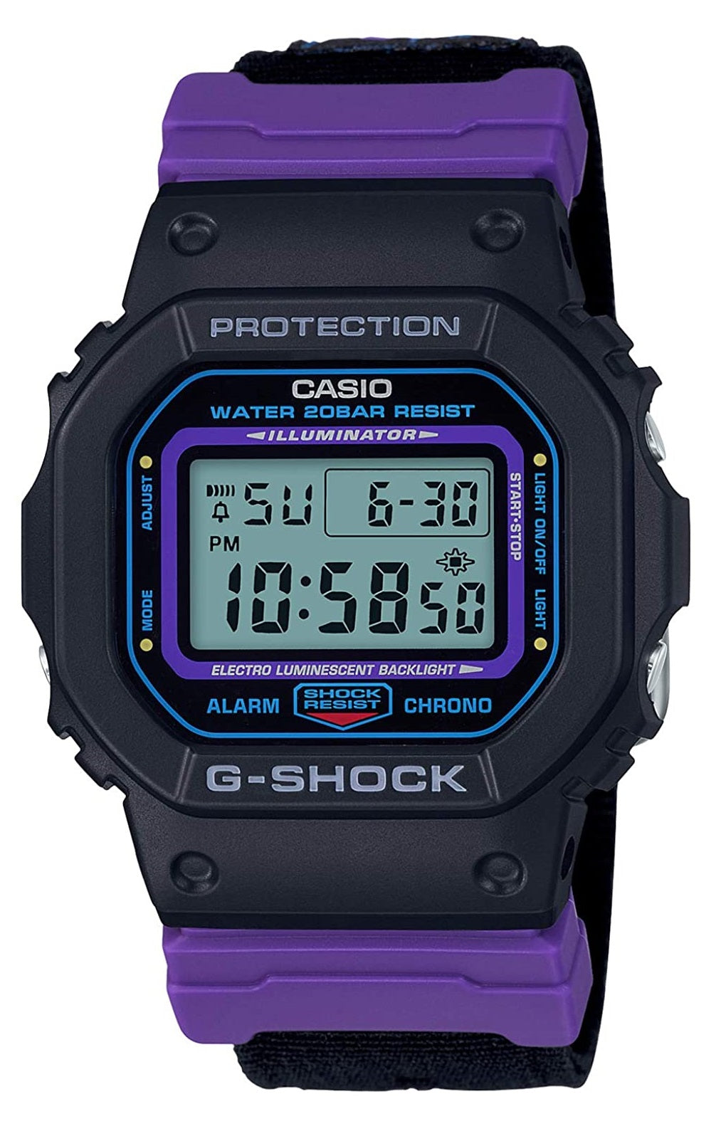 Casio G-shock DW-5600THS-1 Digital Nylon Strap Watch For Men-Watch Portal Philippines