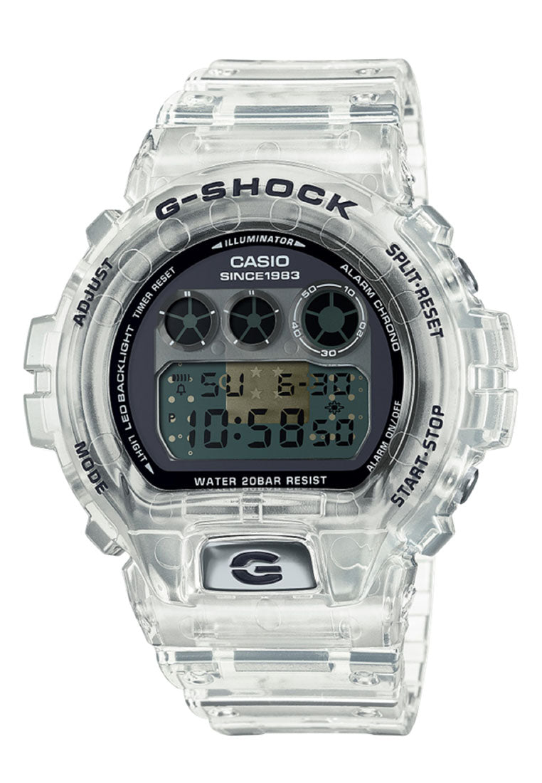 Casio G Shock DW 6940RX 7DR 40th Anniversary CLEAR REMIX Digital Rubbe