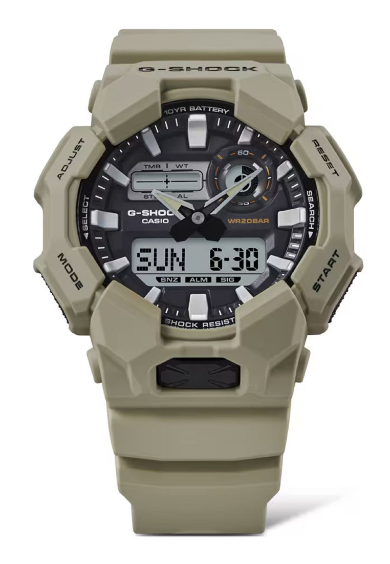 Casio G-shock GA-010-5A Digital Analog Rubber Strap Watch for Men-Watch Portal Philippines