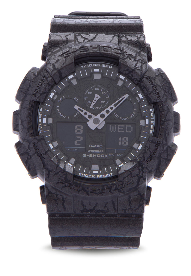 Casio G-shock GA-100CG-1A Digital Analog Rubber Strap Watch For Men-Watch Portal Philippines