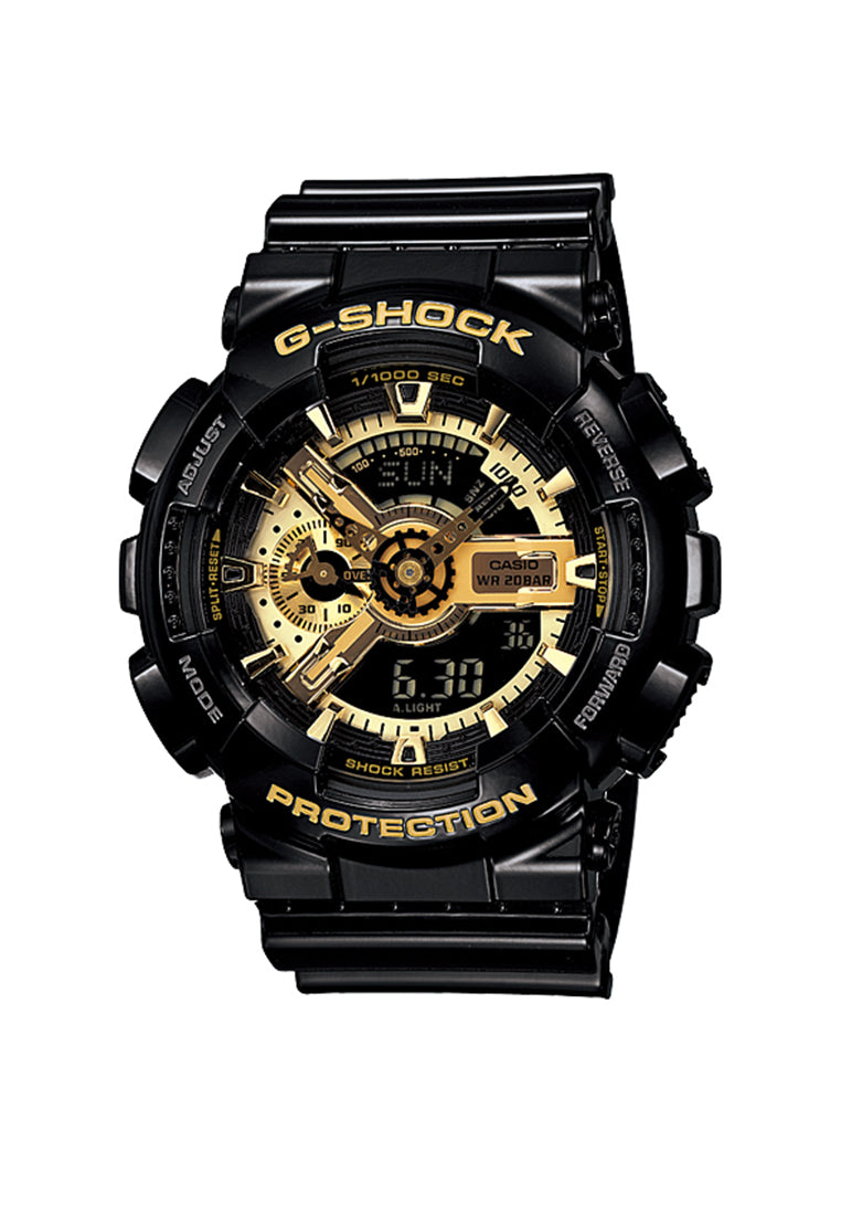 Casio G shock GA 110GB 1ADR Digital Analog Rubber Strap Watch For Men