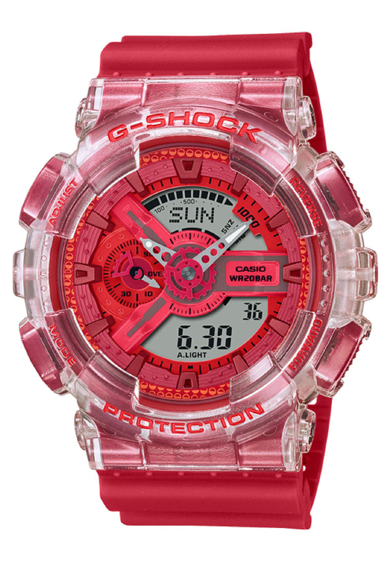 Casio G-shock GA-110GL-4A Digital Analog Rubber Strap Watch For Men-Watch Portal Philippines