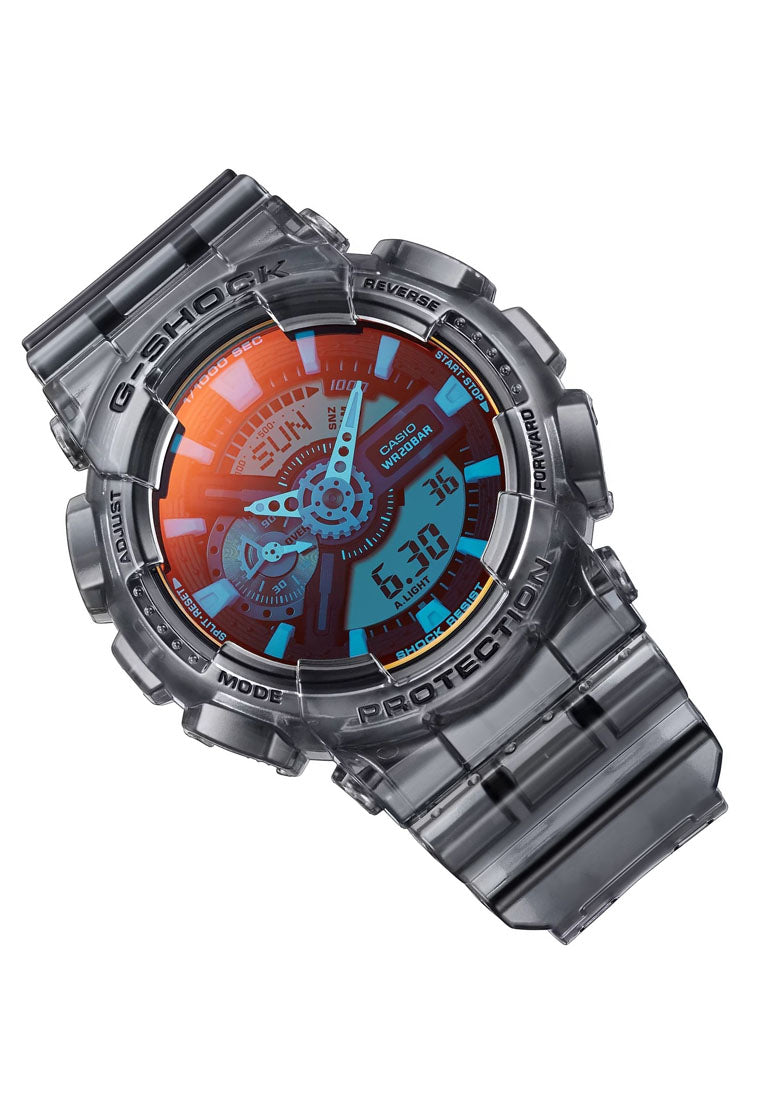 Casio G-shock GA-110TLS-8A Digital Analog Rubber Strap Watch for Men-Watch Portal Philippines