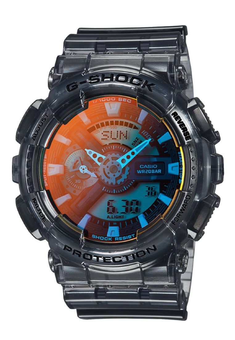 Casio G-shock GA-110TLS-8A Digital Analog Rubber Strap Watch for Men-Watch Portal Philippines