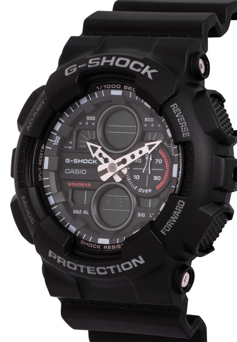 Casio G-shock GA-140-1A1 Digital Analog Rubber Strap Watch For Men-Watch Portal Philippines