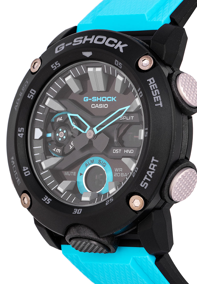 Casio G-shock GA-2000-1A2 Digital Analog Rubber Strap Watch For Men-Watch Portal Philippines