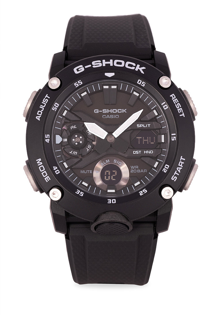 Casio G-shock GA-2000S-1A Digital Analog Rubber Strap Watch For Men-Watch Portal Philippines