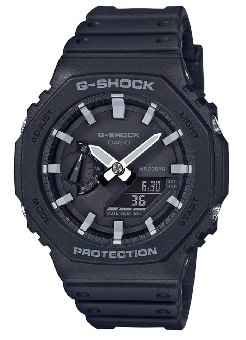 Casio G-shock GA-2100-1A Digital Analog Rubber Strap Watch For Men-Watch Portal Philippines