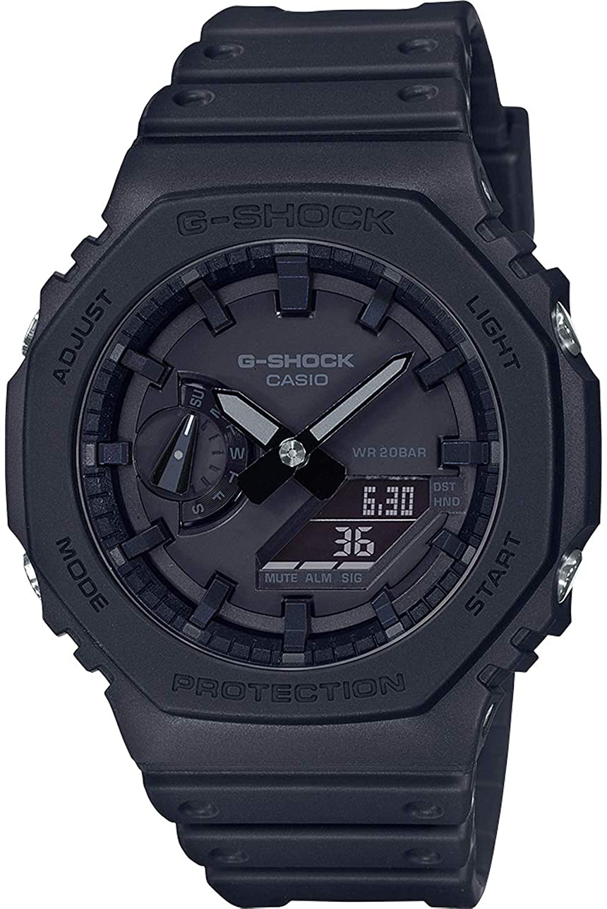 Casio G-shock GA-2100-1A1 Digital Analog Rubber Strap Watch For Men-Watch Portal Philippines