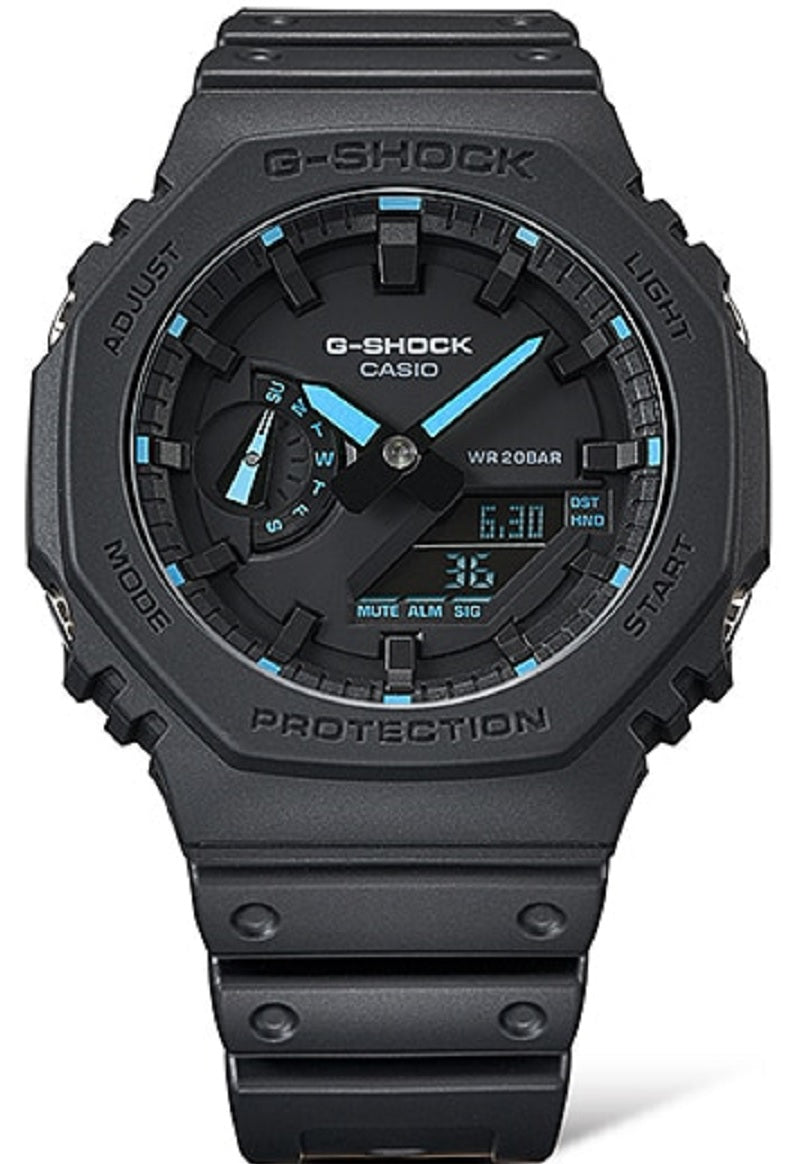 Casio G-shock GA-2100-1A2 Digital Analog Rubber Strap Watch For Men-Watch Portal Philippines