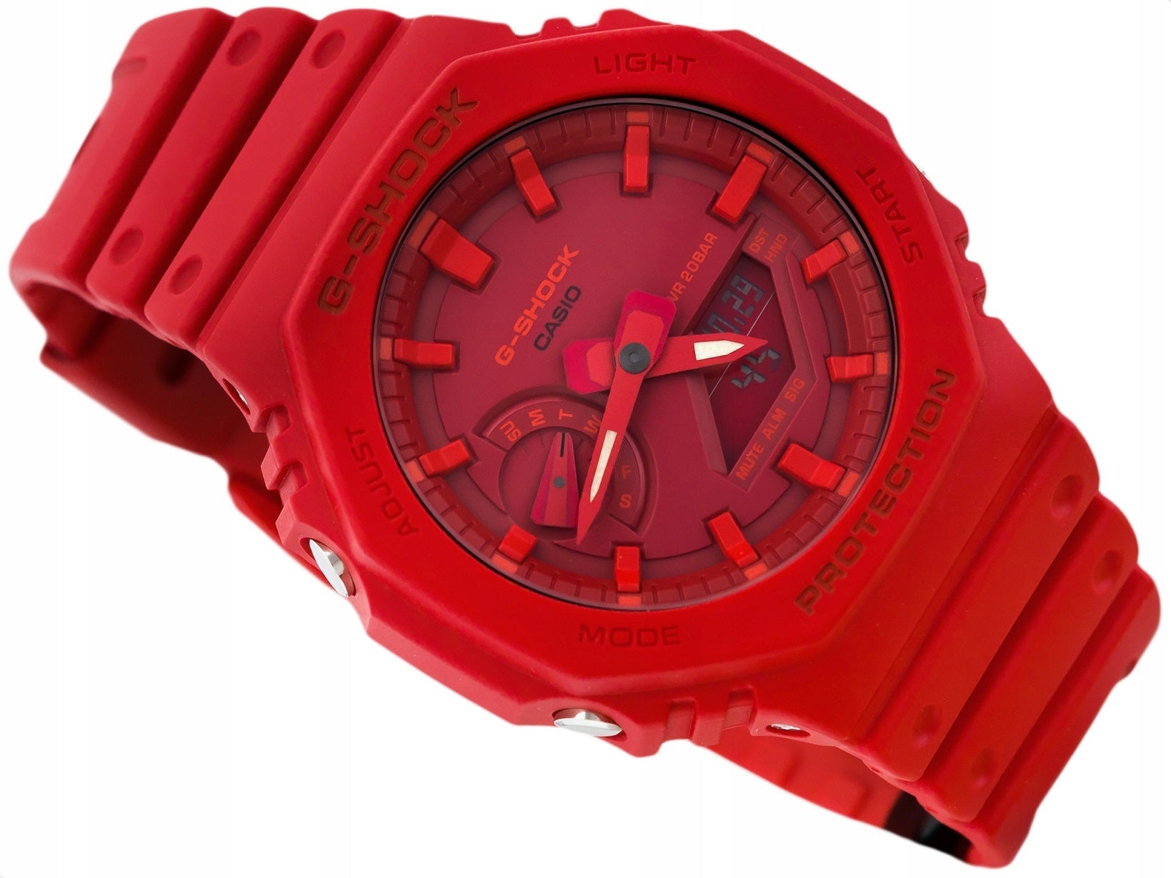 Casio G-shock GA-2100-4A Digital Analog Rubber Strap Watch For Men-Watch Portal Philippines