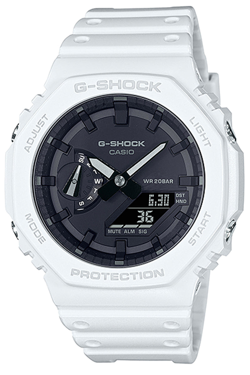 Casio G-shock GA-2100-7A Digital Analog Rubber Strap Watch For Men-Watch Portal Philippines