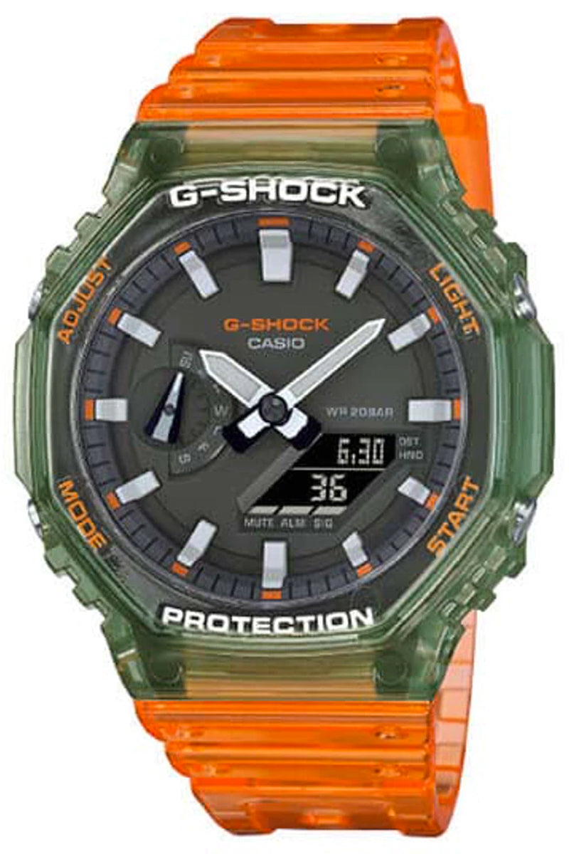 Casio G-shock GA-2100HC-4A Digital Analog Rubber Strap Watch For Men-Watch Portal Philippines