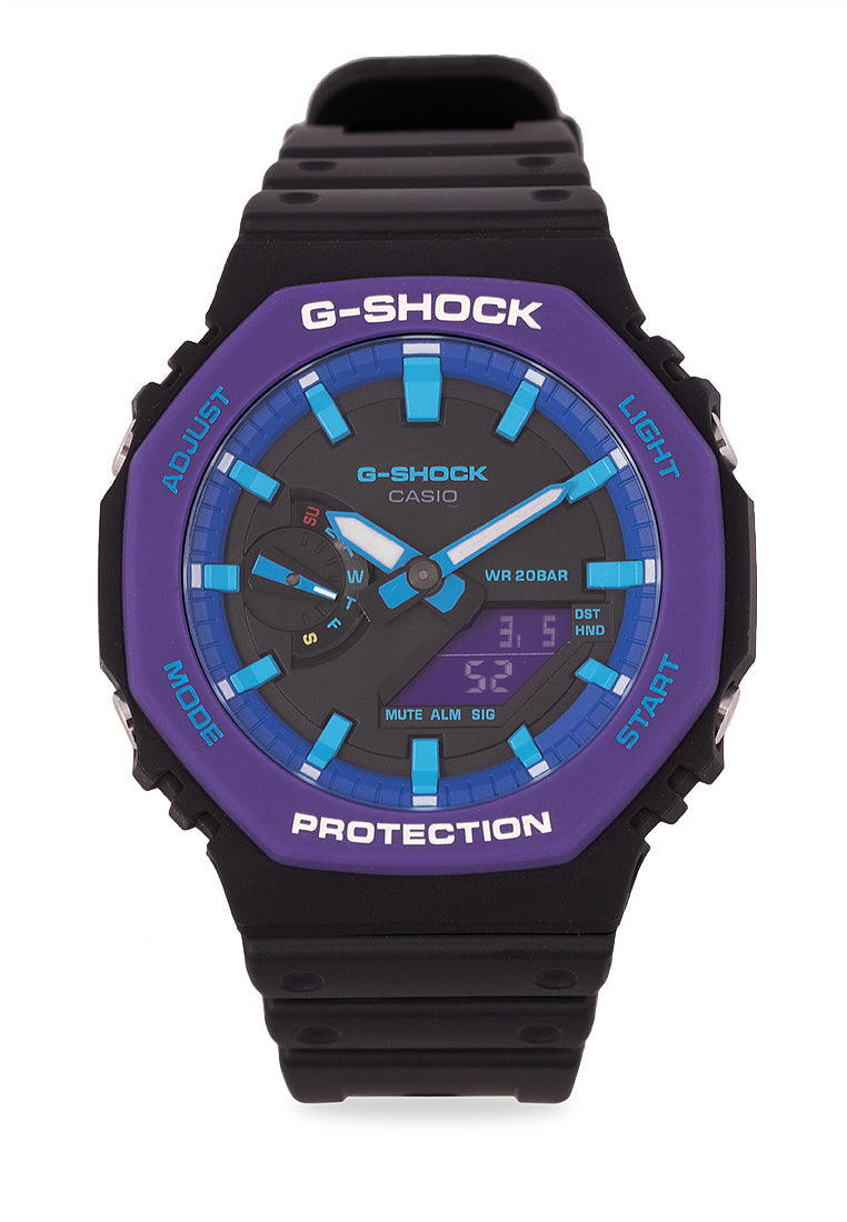 Casio G-shock GA-2100THS-1A Digital Analog Rubber Strap Watch For Men-Watch Portal Philippines