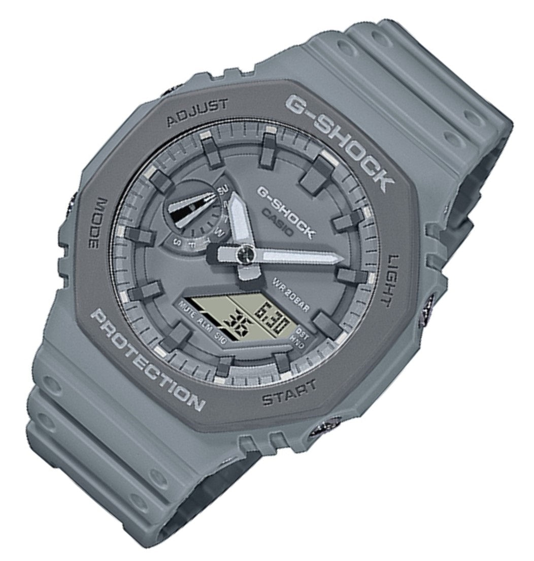 Casio G-shock GA-2110ET-8ADR Digital Analog Rubber Strap Watch For Men-Watch Portal Philippines