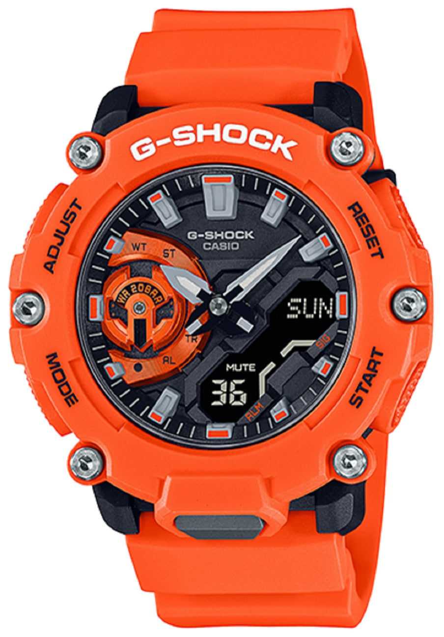 Casio G-shock GA-2200M-4ADR Digital Analog Rubber Strap Watch For Men-Watch Portal Philippines