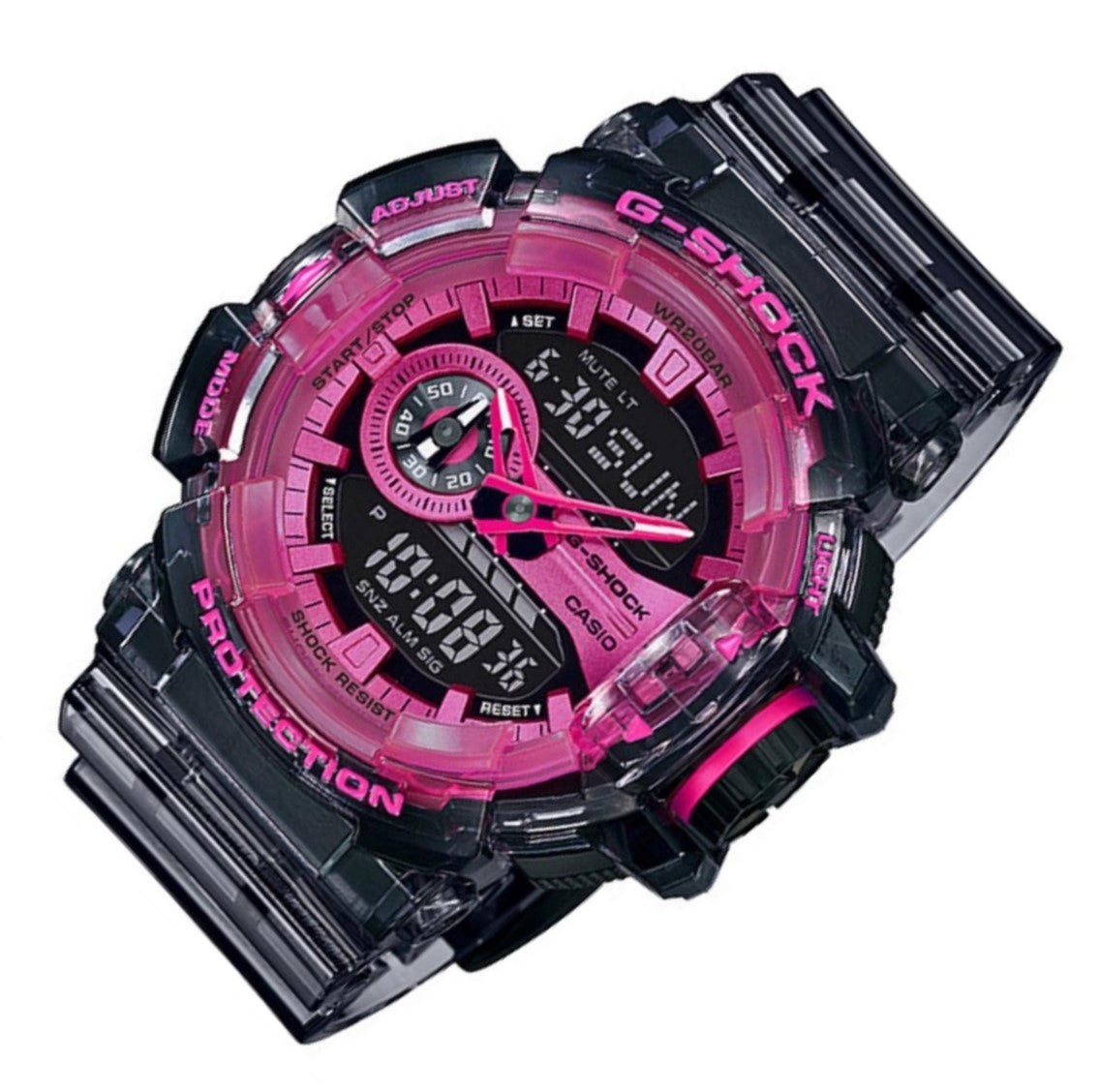 Casio G shock GA 400SK 1A4 Digital Analog Rubber Strap Watch For Men