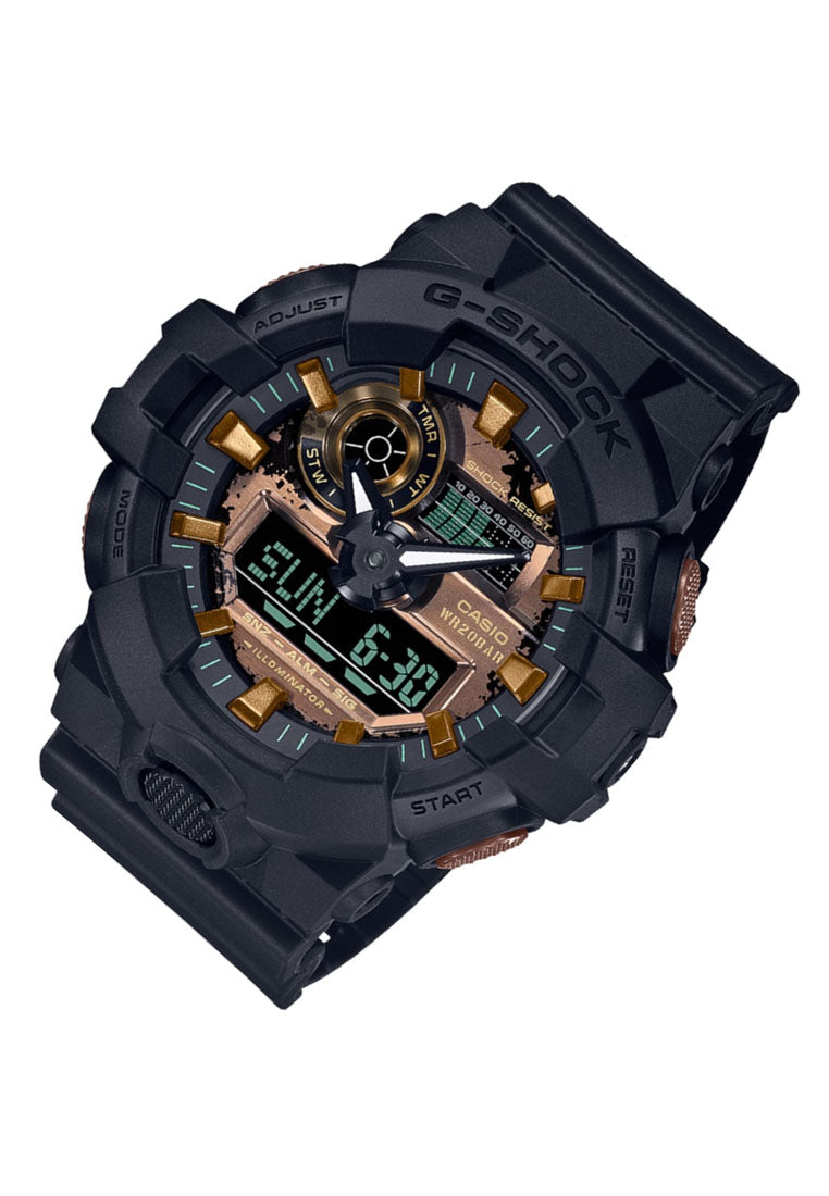 Casio G-shock GA-700RC-1A Digital Analog Rubber Strap Watch For Men-Watch Portal Philippines