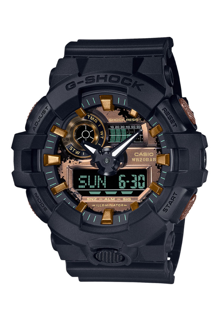 Casio G-shock GA-700RC-1A Digital Analog Rubber Strap Watch For Men-Watch Portal Philippines