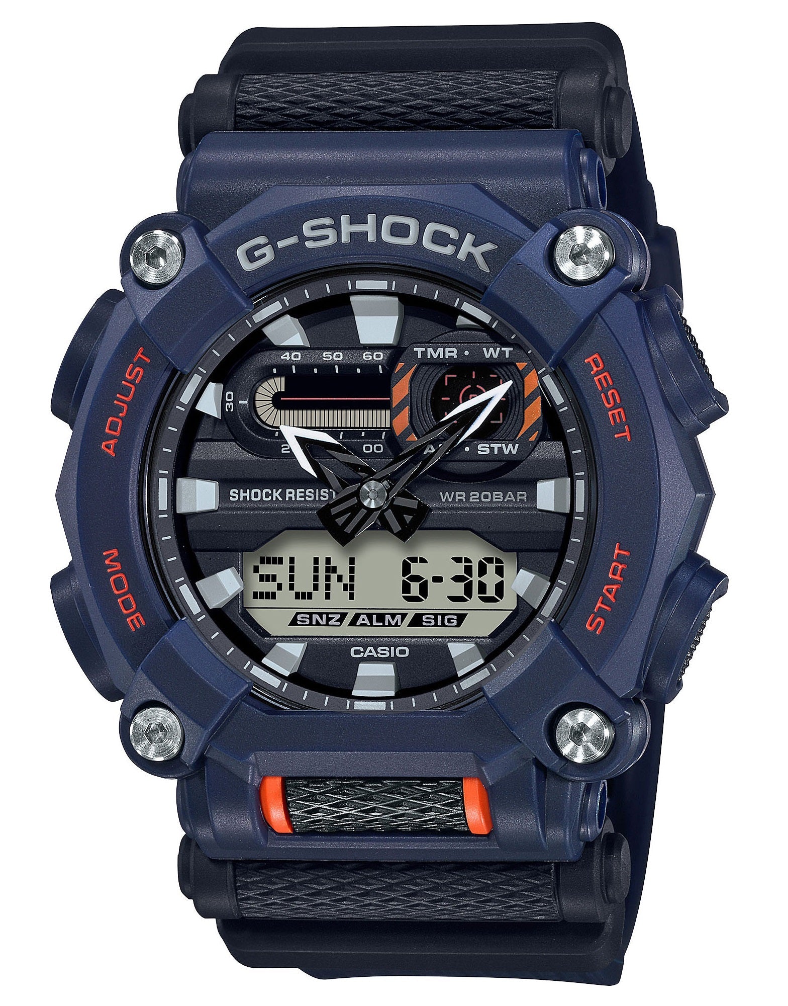 Casio G-shock GA-900-2A Digital Analog Rubber Strap Watch For Men-Watch Portal Philippines