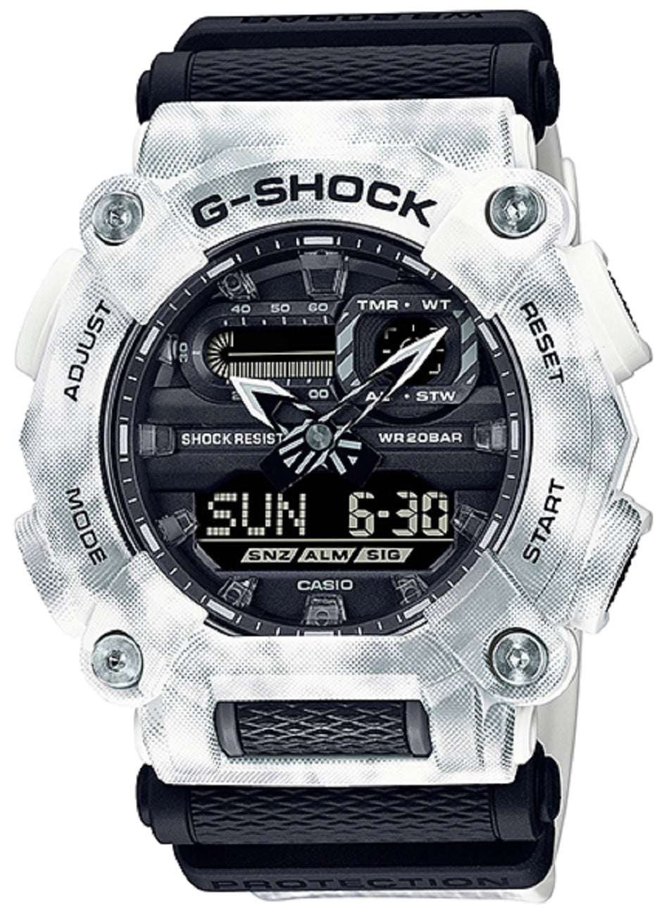 Casio G-shock GA-900GC-7A Digital Analog Rubber Strap Watch For Men-Watch Portal Philippines