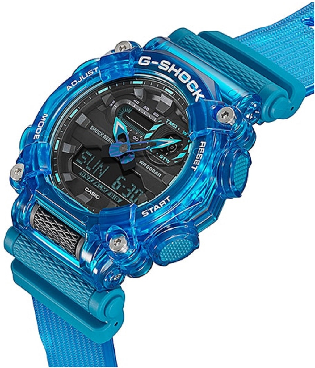 Casio G-shock GA-900SKL-2A Digital Analog Stainless Steel Strap Watch For Men-Watch Portal Philippines