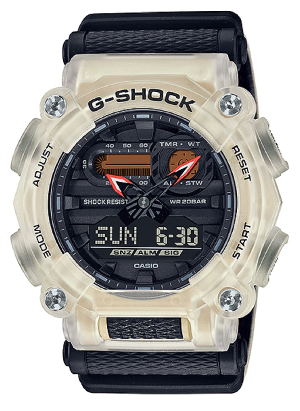 Casio G-shock GA-900TS-4A Digital Analog Rubber Strap Watch For Men-Watch Portal Philippines