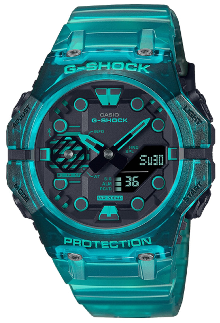 Casio G-shock GA-B001G-2A Digital Analog Rubber Strap Watch For Men-Watch Portal Philippines