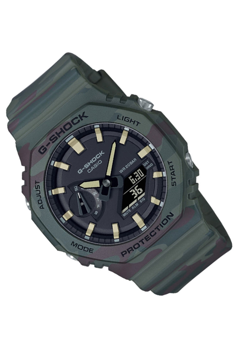 Casio G-shock GAE-2100WE-3A Digital Analog Rubber Strap Watch For Men-Watch Portal Philippines