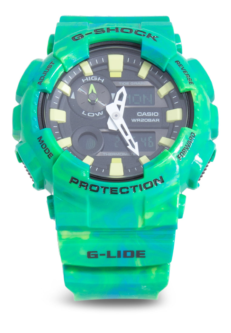 Casio G shock GAX 100MB 3A Digital Analog Rubber Strap Watch For Men