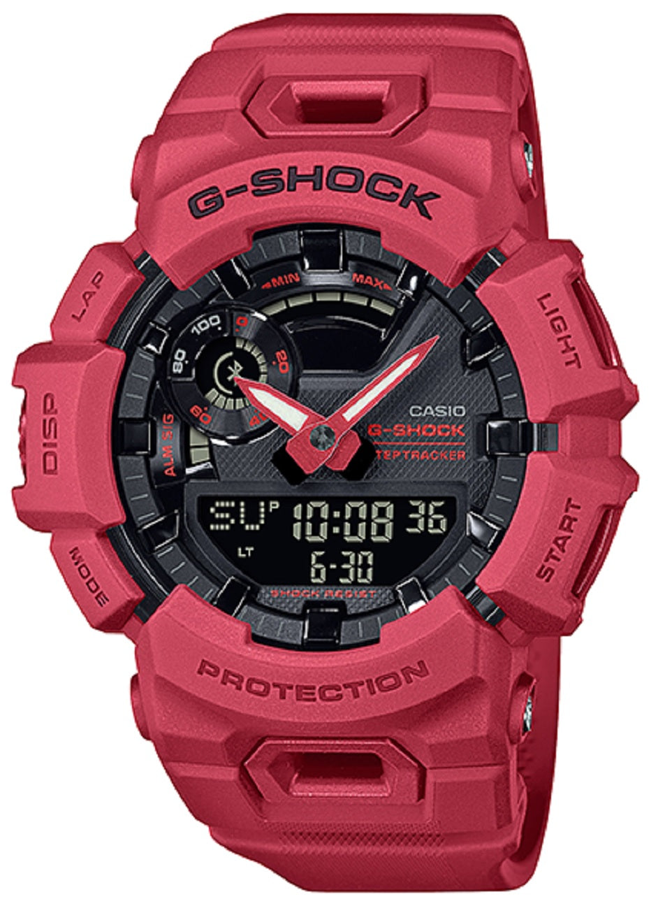 Casio G-shock GBA-900RD-4A Bluetooth Digital Analog Rubber Strap Watch For Men-Watch Portal Philippines