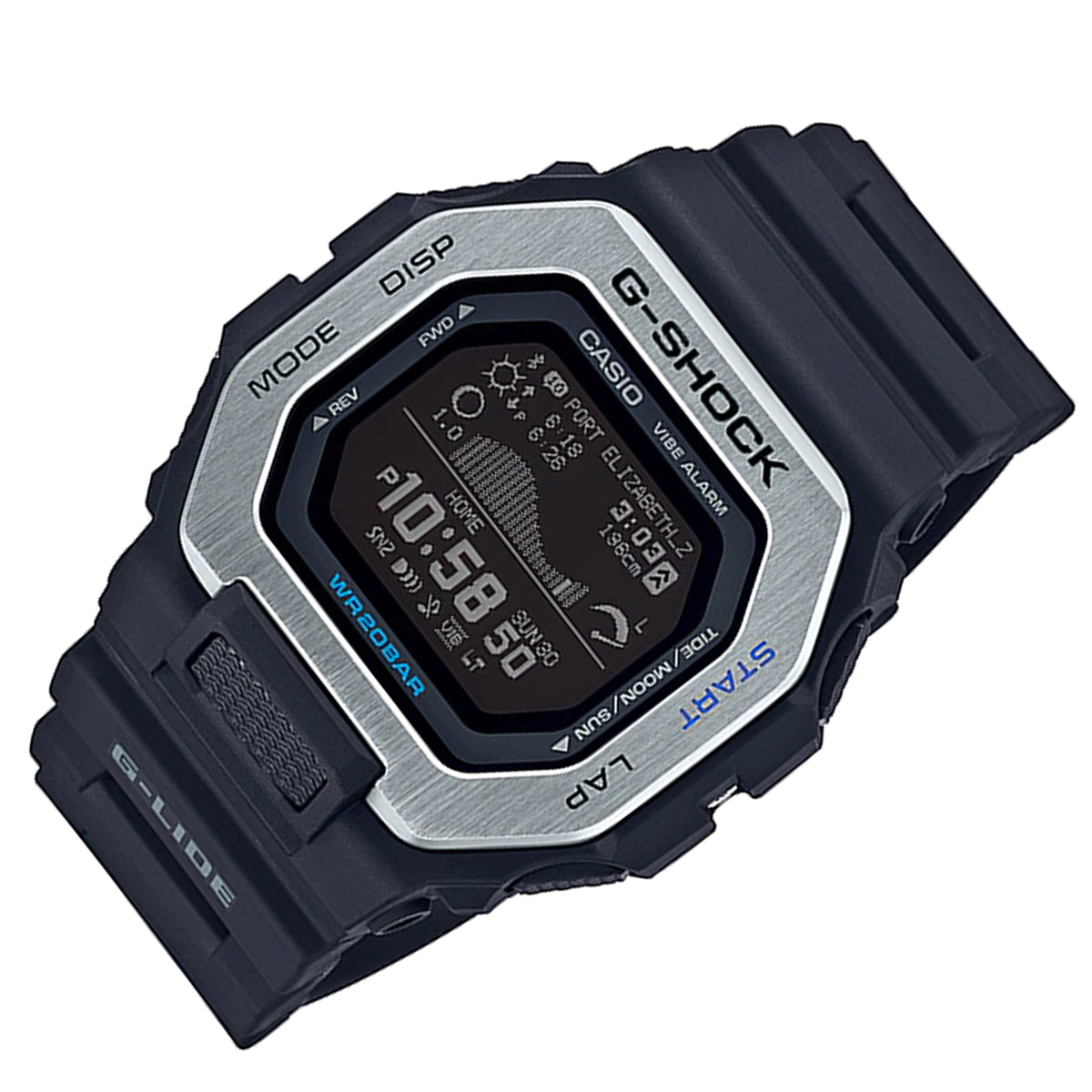 Casio G shock GBX 100 1DR Bluetooth Digital Rubber Strap Watch For Men