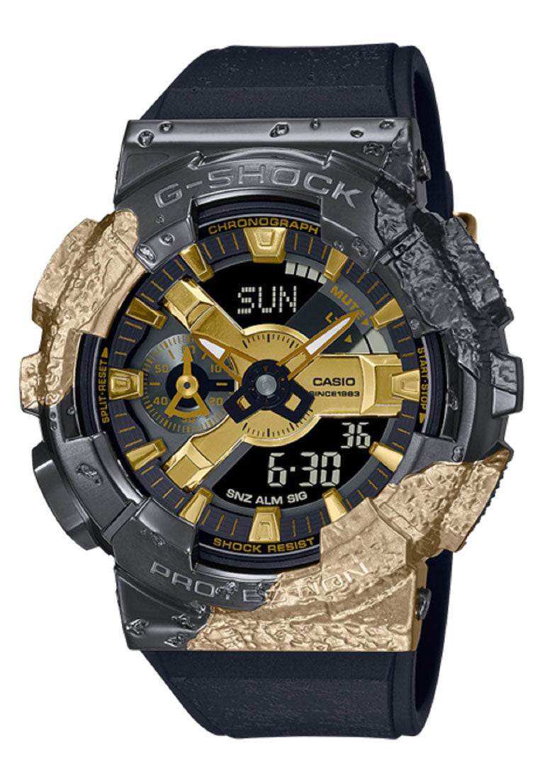 Casio G-shock GM-114GEM-1A9DR Digital Analog Rubber Strap Watch-Watch Portal Philippines