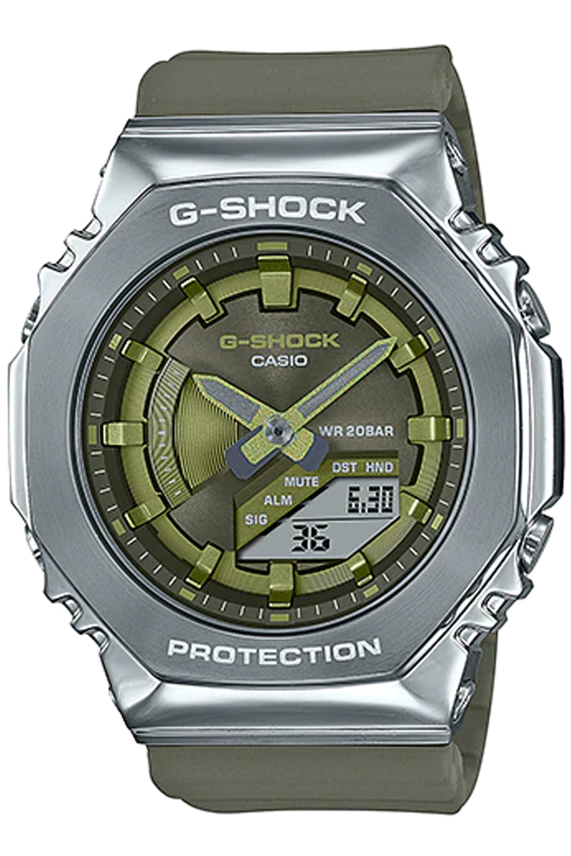 Casio G-shock GM-S2100-3A Digital Analog Rubber Strap Watch-Watch Portal Philippines