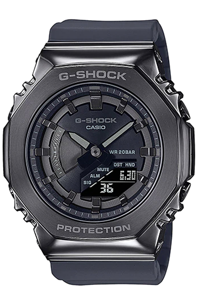 Casio G-shock GM-S2100B-8A Digital Analog Rubber Strap Watch-Watch Portal Philippines