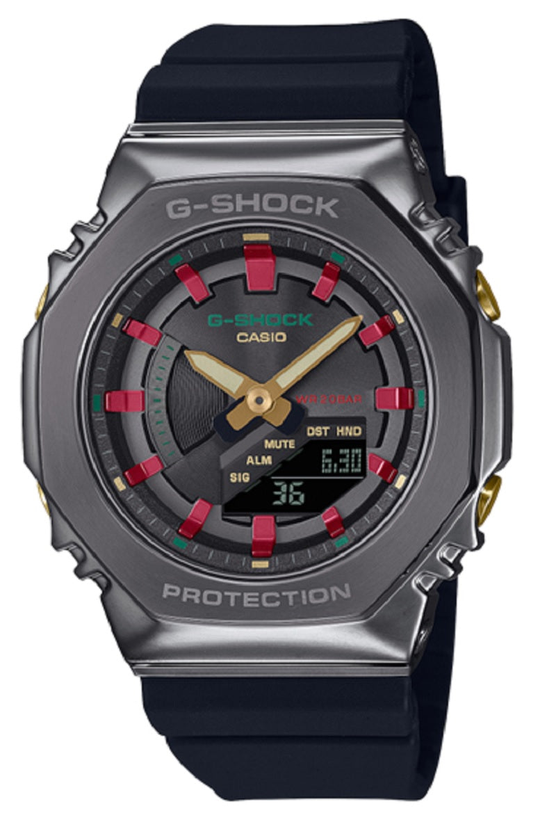 Casio G-shock GM-S2100CH-1A Digital Analog Rubber Strap Watch-Watch Portal Philippines