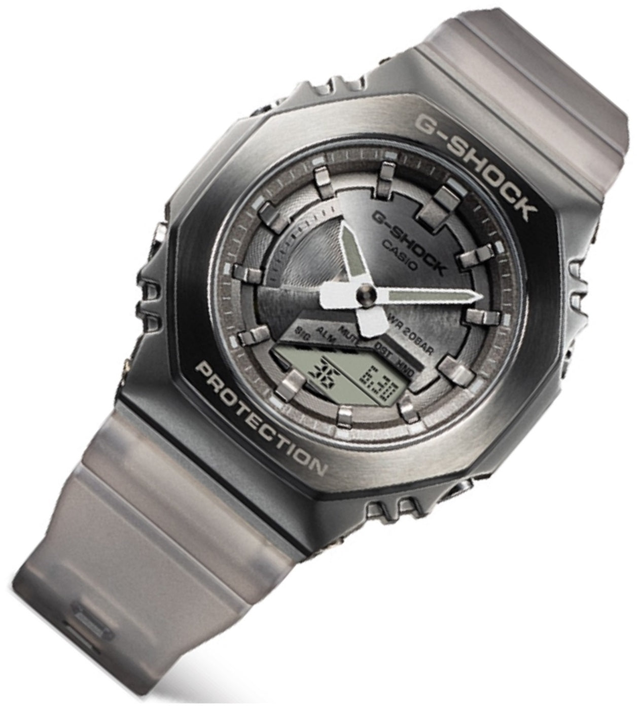 Casio G-shock GM-S2100MF-1A Digital Analog Rubber Strap Watch-Watch Portal Philippines