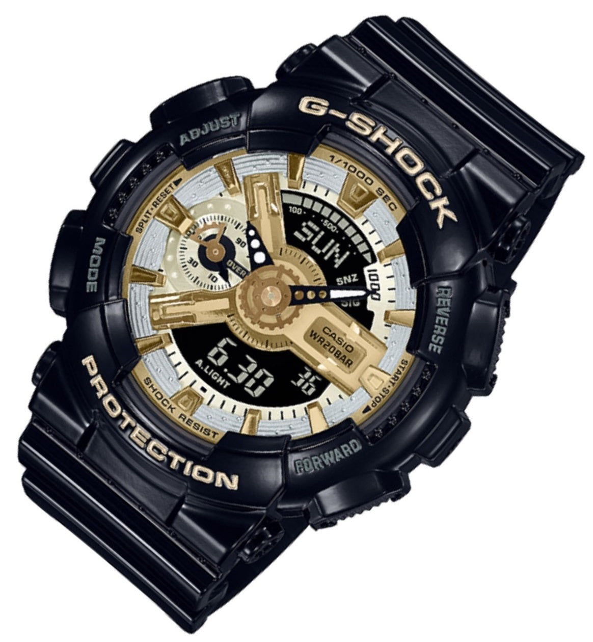 Casio G-shock GMA-S110GB-1A Digital Analog Rubber Strap Watch-Watch Portal Philippines