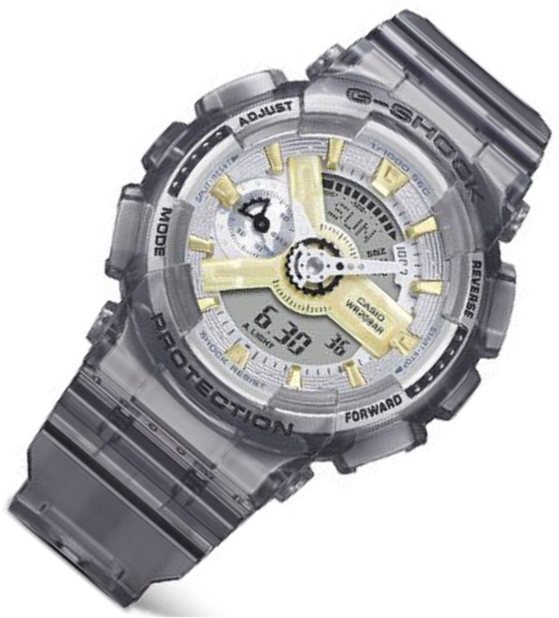 Casio G-shock GMA-S110GS-8A Digital Analog Rubber Strap Watch-Watch Portal Philippines