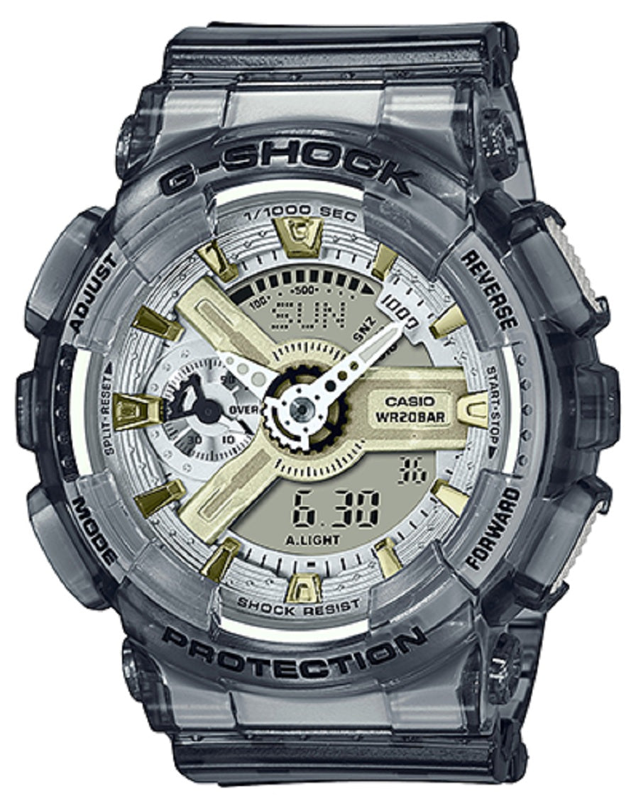 Casio G-shock GMA-S110GS-8A Digital Analog Rubber Strap Watch-Watch Portal Philippines