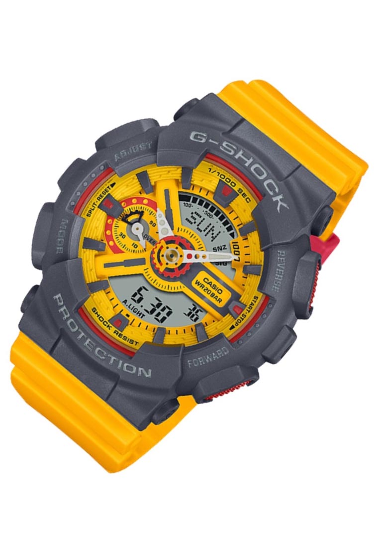 Casio G-shock GMA-S110Y-9A Digital Analog Rubber Strap Watch-Watch Portal Philippines