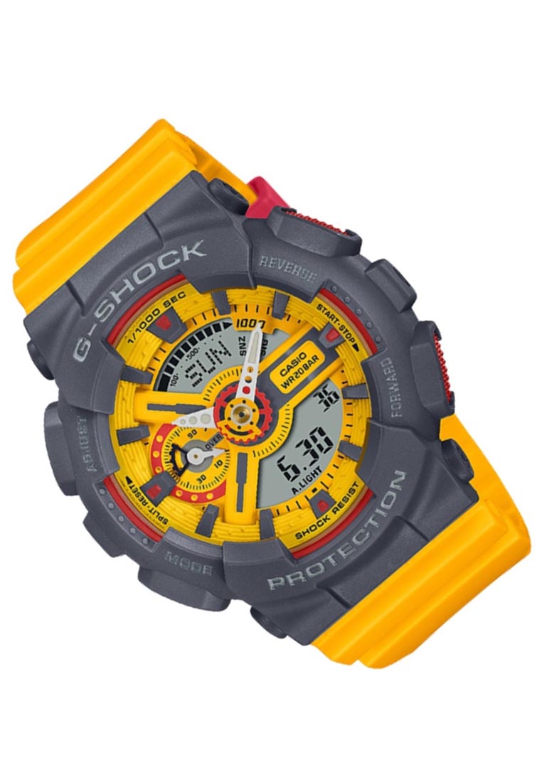 Casio G-shock GMA-S110Y-9A Digital Analog Rubber Strap Watch-Watch Portal Philippines