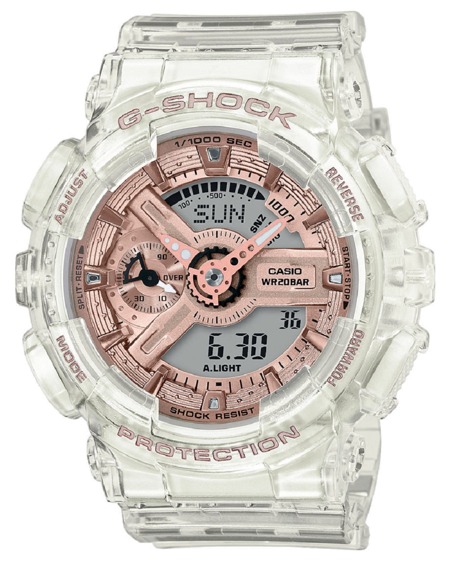 Casio G-shock GMA-S120SR-7A Digital Analog Rubber Strap Watch-Watch Portal Philippines