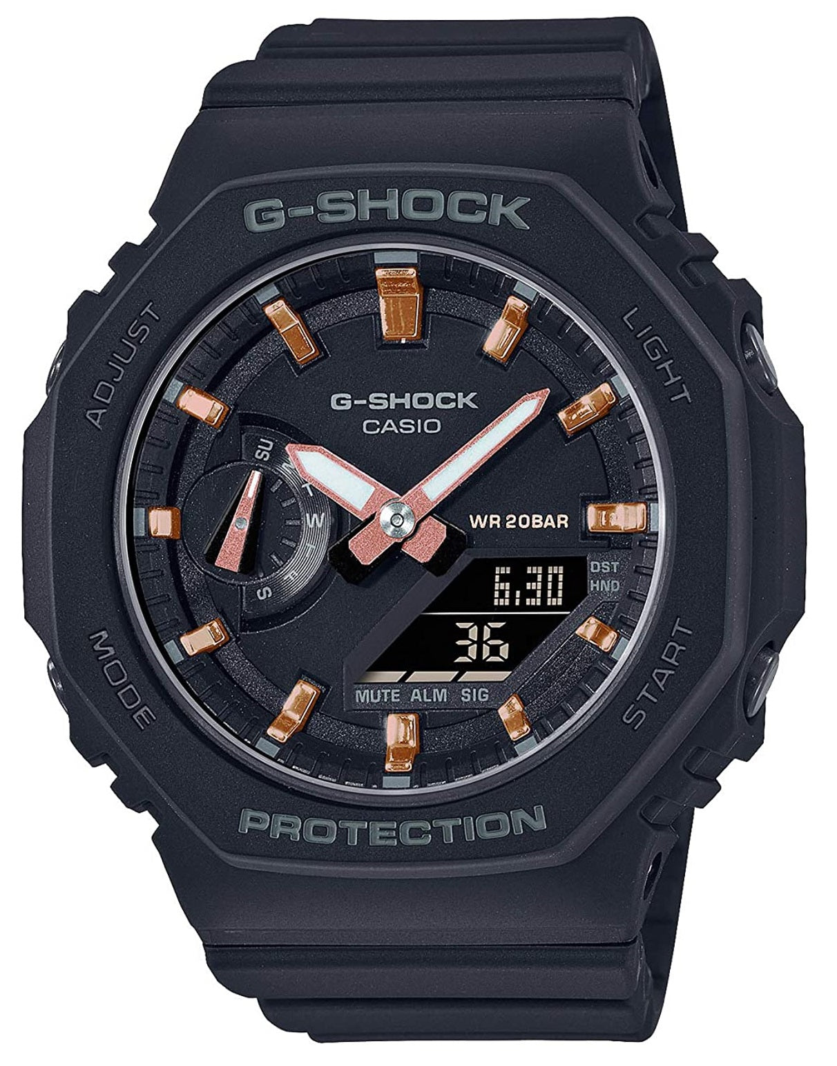 Casio G-shock GMA-S2100-1A Digital Analog Rubber Strap Watch for Women-Watch Portal Philippines