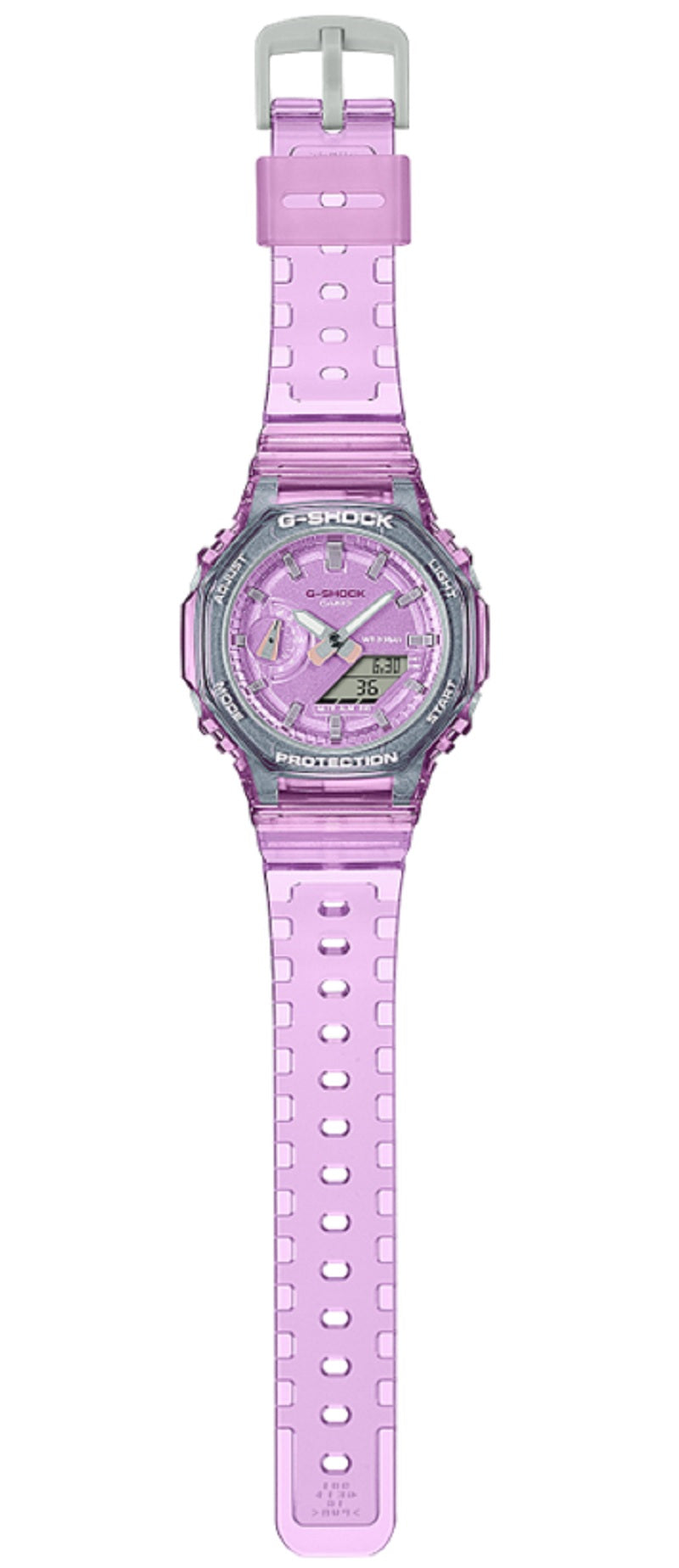 Casio G-Shock GMA-S2100SK-4A Digital Analog Rubber Strap Watch For Women-Watch Portal Philippines